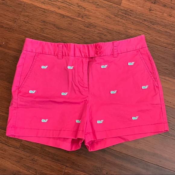 Vineyard Vines Pants - VINEYARD VINES Whale Embroidered Shorts Women 8 EUC